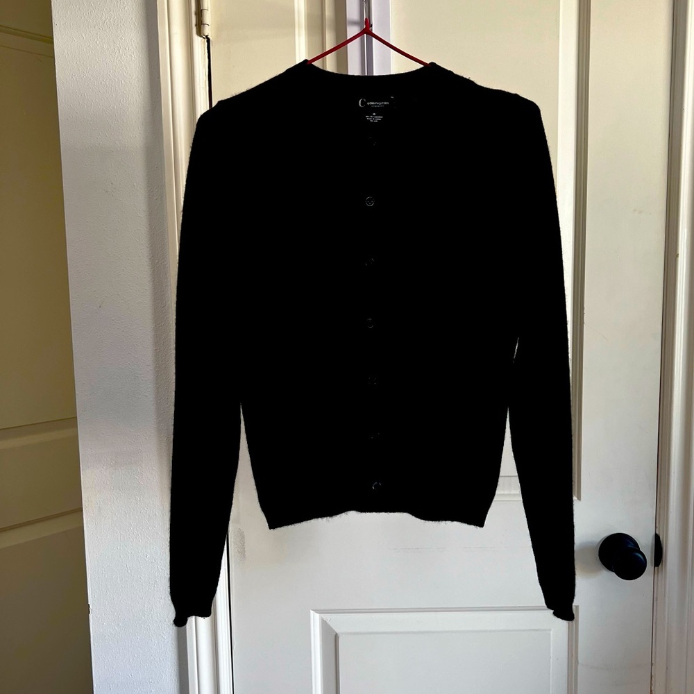 Bloomingdale’s cashmere 100% cardigan black XS